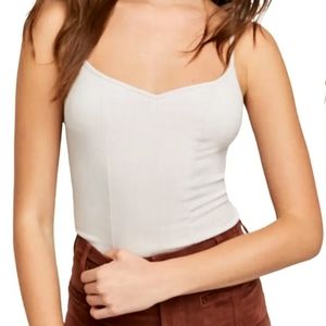 Free People Last Rose Bodysuit in Harvest Moon X-Small
